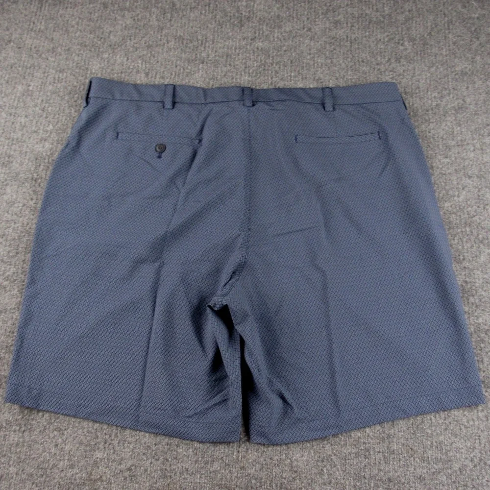 Roundtree‎ & Yorke Performance Shorts Mens 44x9 Tan Blue Lot 2 Stretch Golf